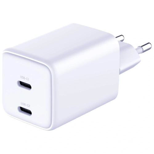 Ładowarka sieciowa 3MK Hyper Charger PD 45W GaN QC4+ PPS 2C Super-Fast Charge 2.0 biały