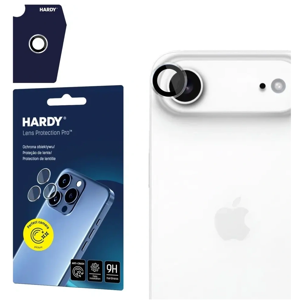 Ochrona na obiektyw aparatu 3MK HARDY Lens Protection Pro do Apple iPhone 17 Air przezroczysty
