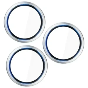 Ochrona na obiektyw aparatu 3MK HARDY Lens Protection Pro do Apple iPhone 17 Pro /17 Pro Max srebrny