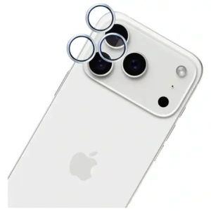 Ochrona na obiektyw aparatu 3MK HARDY Lens Protection Pro do Apple iPhone 17 Pro /17 Pro Max srebrny