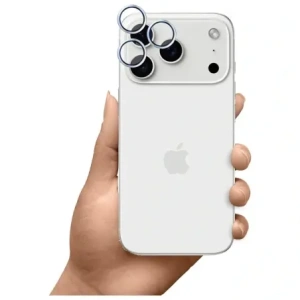 Ochrona na obiektyw aparatu 3MK HARDY Lens Protection Pro do Apple iPhone 17 Pro /17 Pro Max srebrny