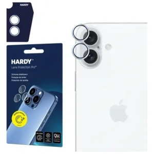 Ochrona na obiektyw aparatu 3MK HARDY Lens Protection Pro do Apple iPhone 17 srebrny