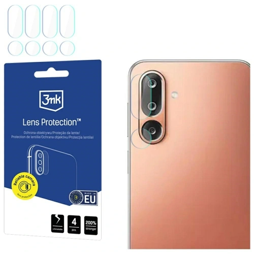 Ochrona na obiektyw aparatu 3MK Lens Protection do Samsung Galaxy M36 [4 PACK]