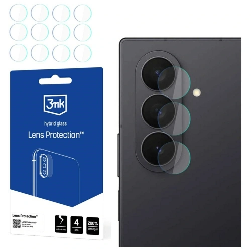 Ochrona na obiektyw aparatu 3MK Lens Protection do Samsung Galaxy Z Fold7 [4 PACK]