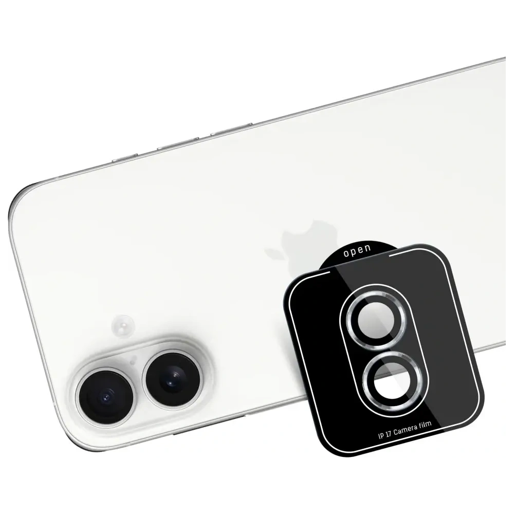 Szkło hartowane na obiektyw aparatu 3MK Lens Protection Pro do Apple iPhone 17 srebrny