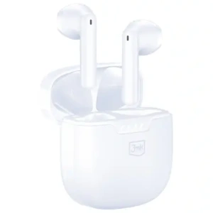 Bezprzewodowe słuchawki douszne 3MK Movepods TWS Bluetooth 5.4 biały