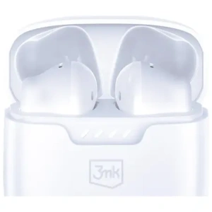 Bezprzewodowe słuchawki douszne 3MK Movepods TWS Bluetooth 5.4 biały