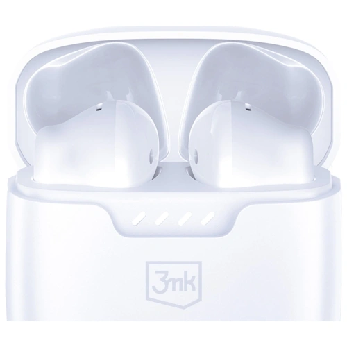 Bezprzewodowe słuchawki douszne 3MK Movepods TWS Bluetooth 5.4 biały
