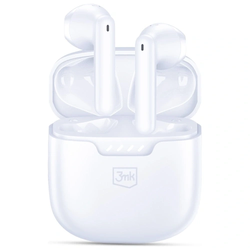 Bezprzewodowe słuchawki douszne 3MK Movepods TWS Bluetooth 5.4 biały