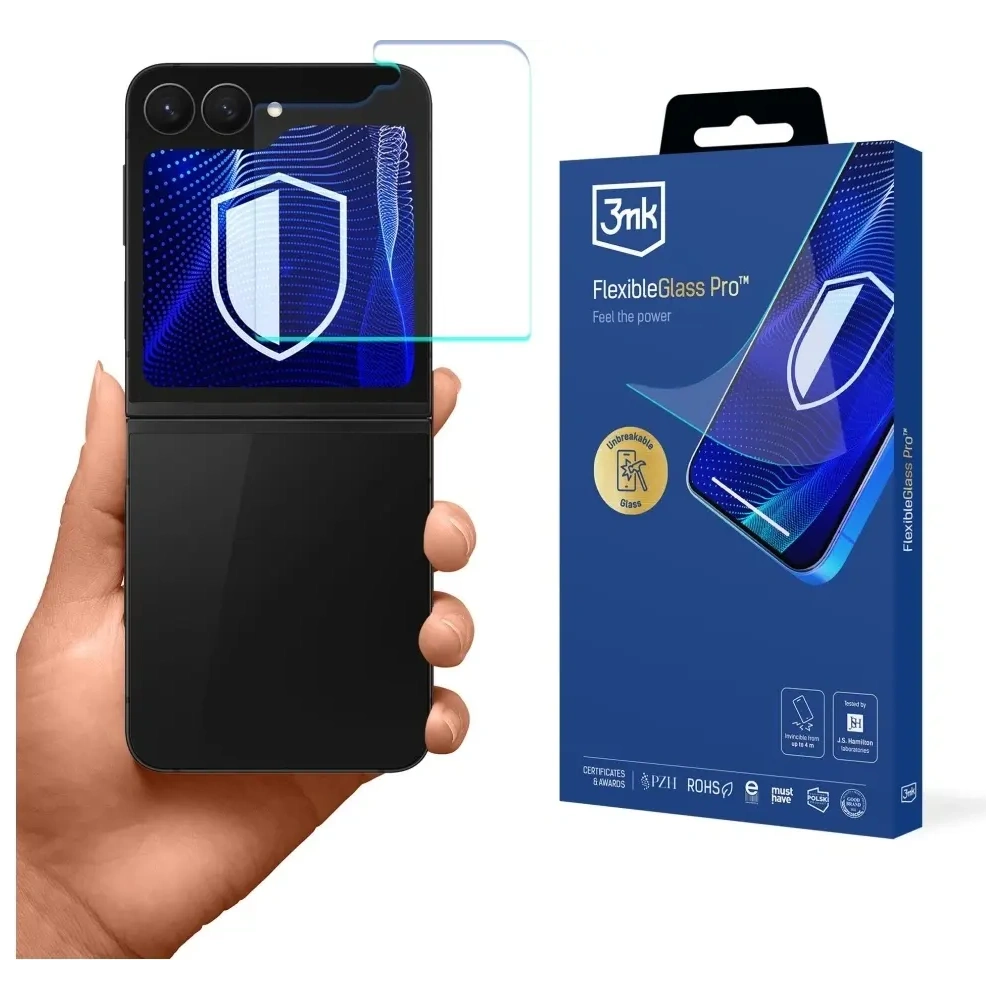 Szkło hybrydowe 3MK FlexibleGlass Pro do Samsung Galaxy Z Flip6 / Z Flip7 FE