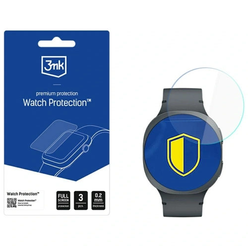 Szkło hybrydowe 3MK FlexibleGlass Watch do Samsung Galaxy Watch 8 44mm