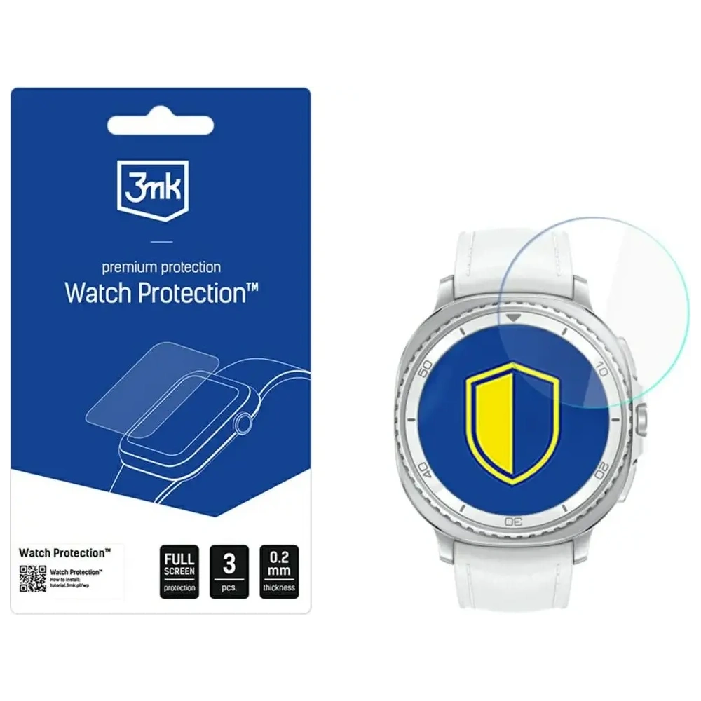 Szkło hybrydowe 3MK FlexibleGlass Watch do Samsung Galaxy Watch 8 Classic