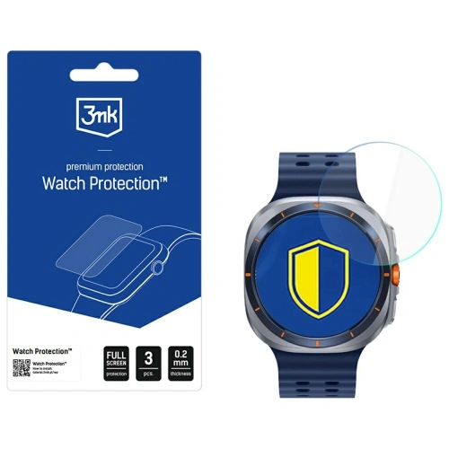 Szkło hybrydowe 3MK FlexibleGlass Watch do Samsung Galaxy Watch Ultra 2