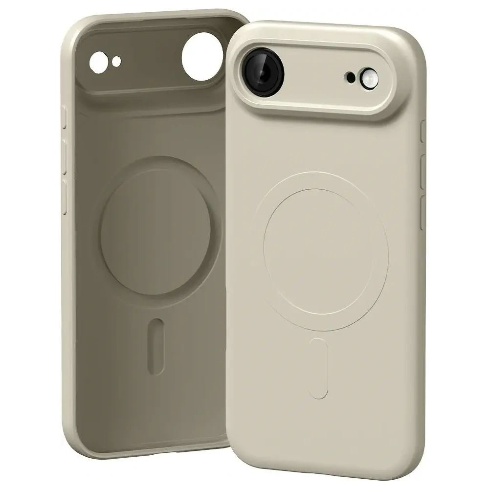 Etui Mercury Semi-Silicone MagSafe do Apple iPhone 17 Air kamienny