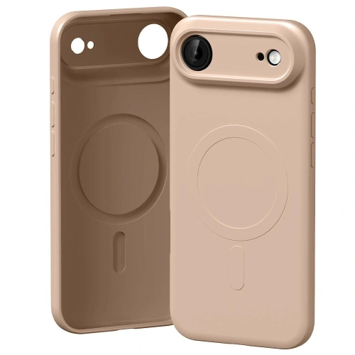Etui Mercury Semi-Silicone MagSafe do Apple iPhone Air różowo-piaskowy