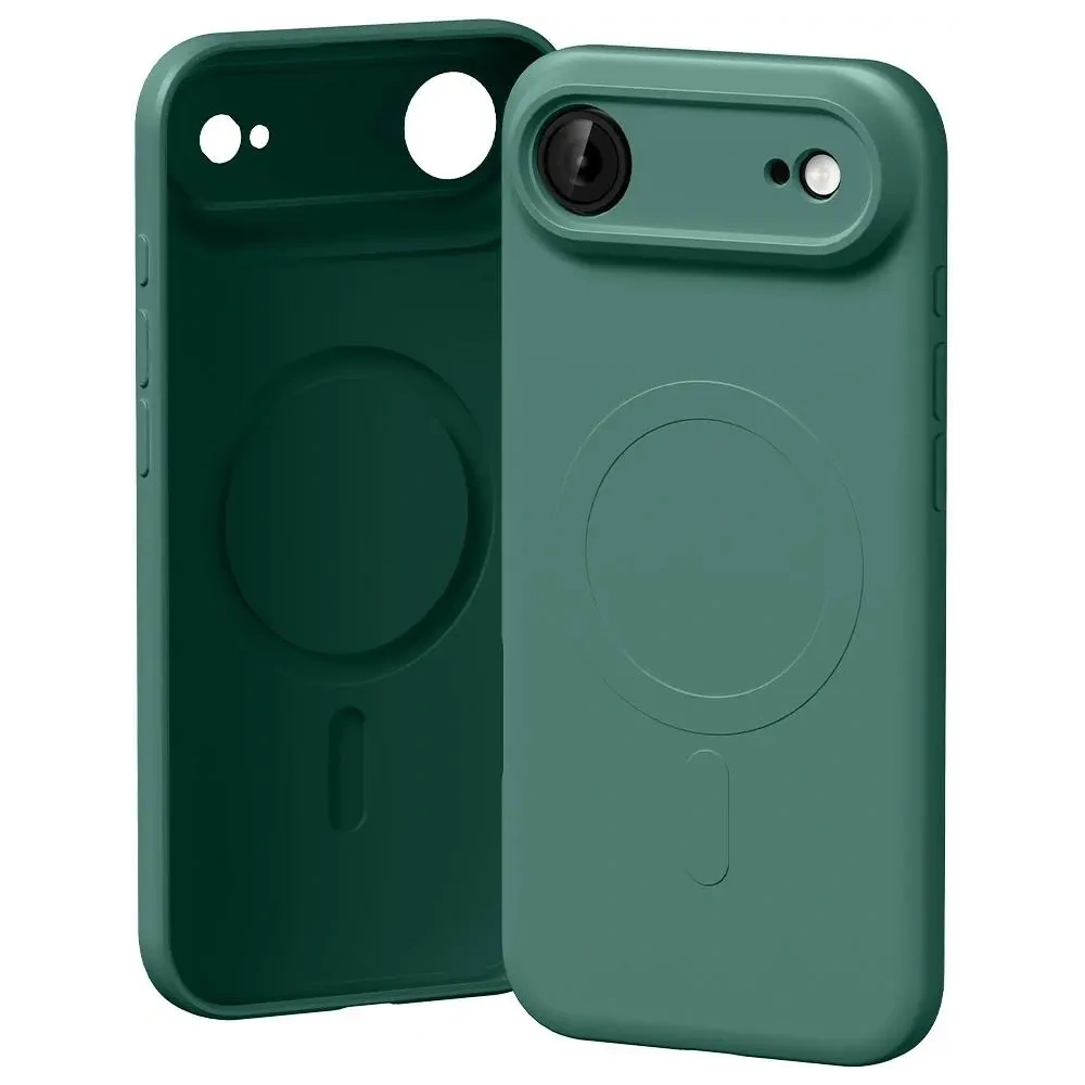 Etui Mercury Semi-Silicone MagSafe do Apple iPhone 17 Air zielony