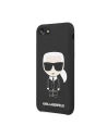 Hurtownia GSM - Etui Karl Lagerfeld KLHCI8SLFKBK Apple iPhone SE 2022/SE 2020/8/7 Hardcase schwarz/black Silicone Iconic - KLD302BLK - {ean13} - Hurt