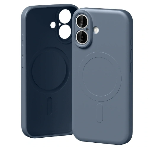 Etui Mercury Semi-Silicone MagSafe do Apple iPhone 17 sierra blue