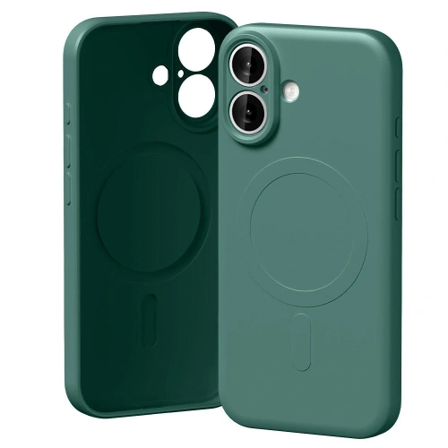 Etui Mercury Semi-Silicone MagSafe do Apple iPhone 17 zielony