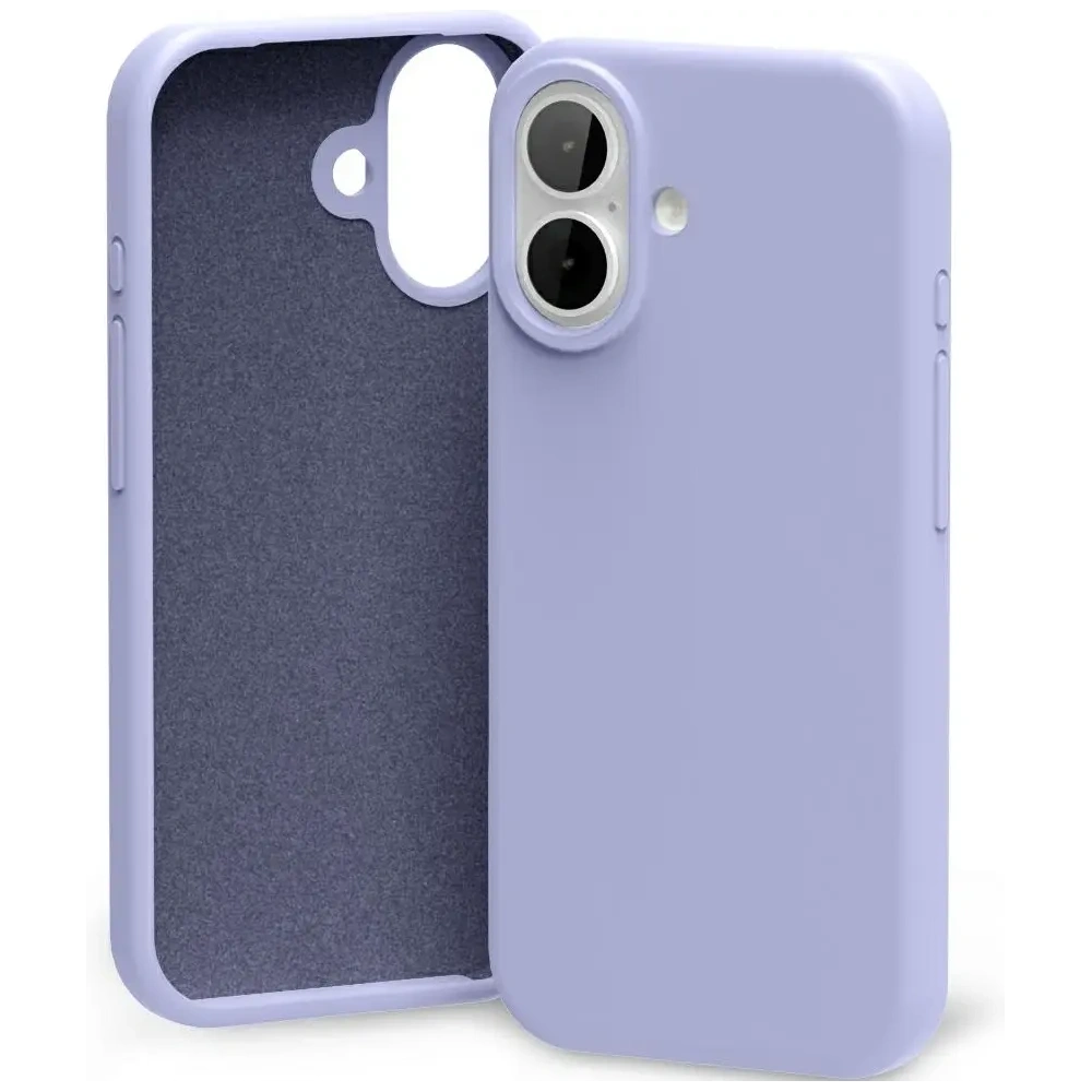 Etui Mercury Silicone do Apple iPhone 17 lawendowa szarość