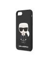 Hurtownia GSM - Etui Karl Lagerfeld KLHCI8SLFKBK Apple iPhone SE 2022/SE 2020/8/7 Hardcase schwarz/black Silicone Iconic - KLD302BLK - {ean13} - Hurt
