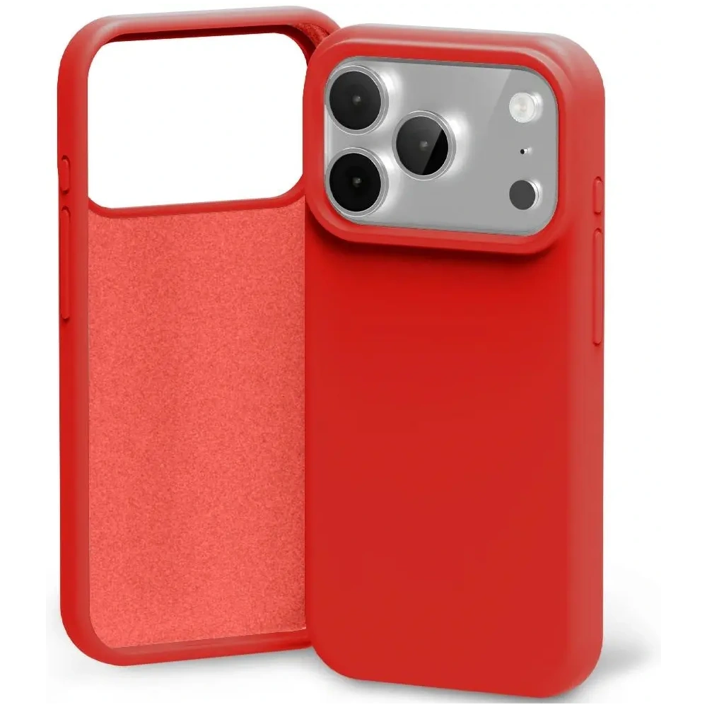 Etui Mercury Silicone do Apple iPhone 17 Pro czerwony