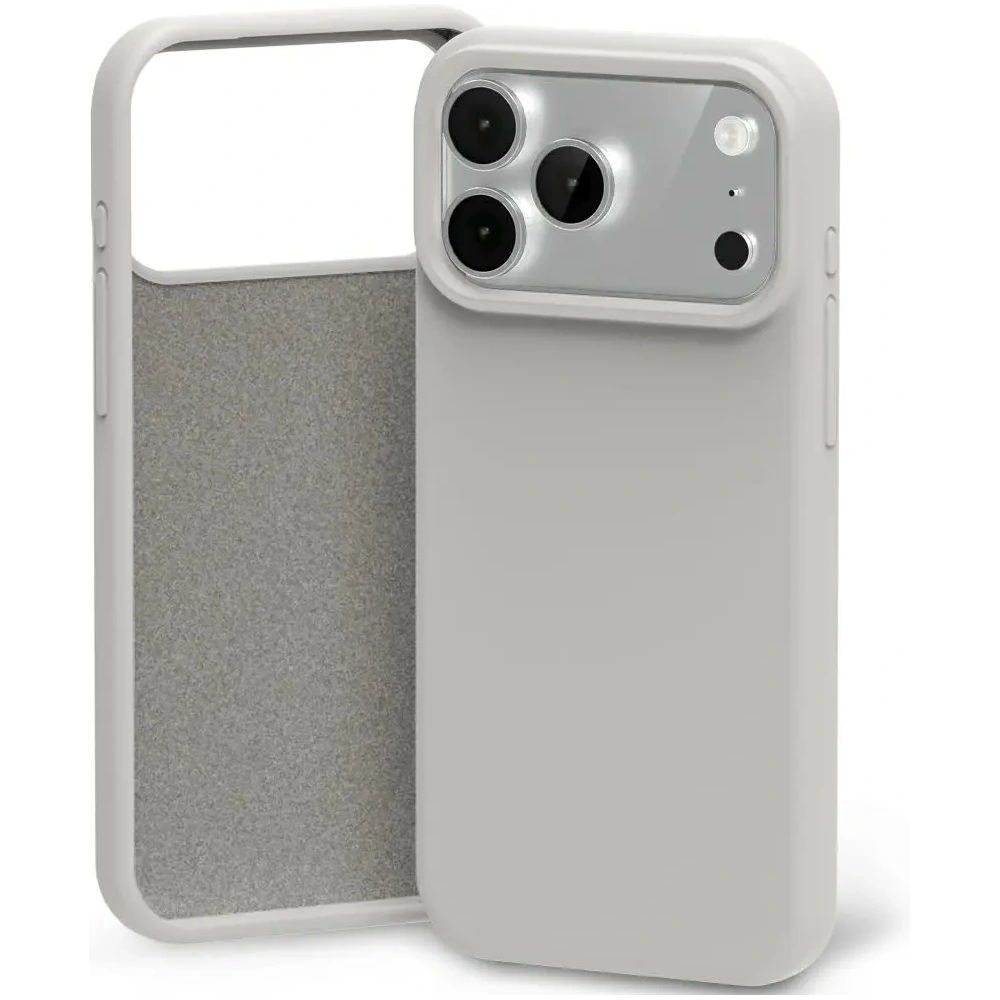Etui Mercury Silicone do Apple iPhone 17 Pro Max kamienny
