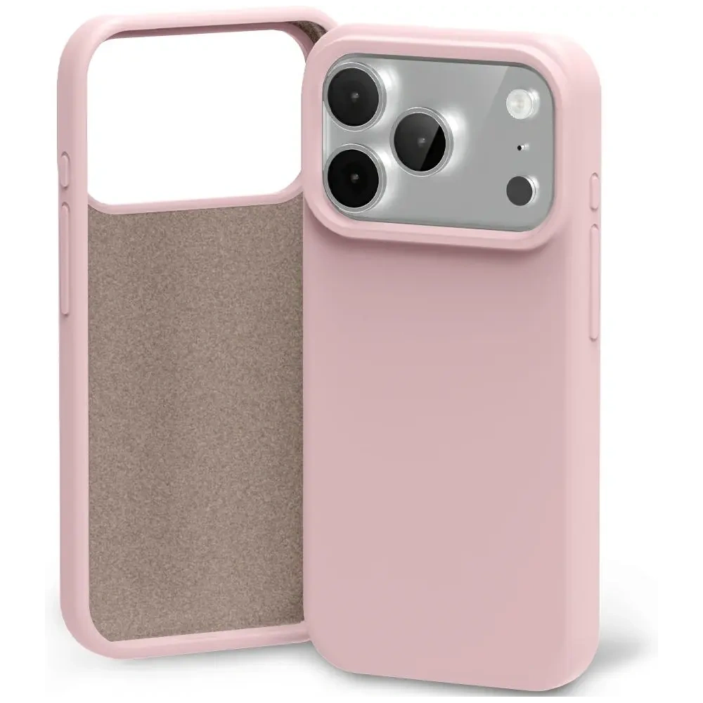 Etui Mercury Silicone do Apple iPhone 17 Pro Max różowo-piaskowy