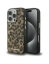 Etui Karl Lagerfeld IML Leopard Pattern MagSafe do Apple iPhone 16 Pro Max brązowy