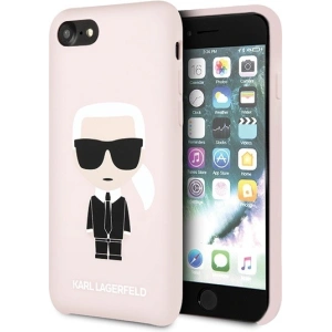 Etui Karl Lagerfeld KLHCI8SLFKPI Apple iPhone SE 2022/SE 2020/8/7 Hardcase hellrosa/light pink Silicone Iconic