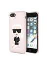 Etui Karl Lagerfeld KLHCI8SLFKPI Apple iPhone SE 2022/SE 2020/8/7 Hardcase hellrosa/light pink Silicone Iconic