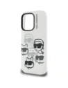 Etui Karl Lagerfeld IML Multi K&C Head Pattern do Apple iPhone 16 Pro Max przezroczysty