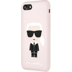 Etui Karl Lagerfeld KLHCI8SLFKPI Apple iPhone SE 2022/SE 2020/8/7 Hardcase hellrosa/light pink Silicone Iconic