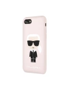 Hurtownia GSM - Etui Karl Lagerfeld KLHCI8SLFKPI Apple iPhone SE 2022/SE 2020/8/7 Hardcase hellrosa/light pink Silicone Iconic - KLD303PNK - {ean13} - Hurt