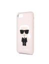Hurtownia GSM - Etui Karl Lagerfeld KLHCI8SLFKPI Apple iPhone SE 2022/SE 2020/8/7 Hardcase hellrosa/light pink Silicone Iconic - KLD303PNK - {ean13} - Hurt