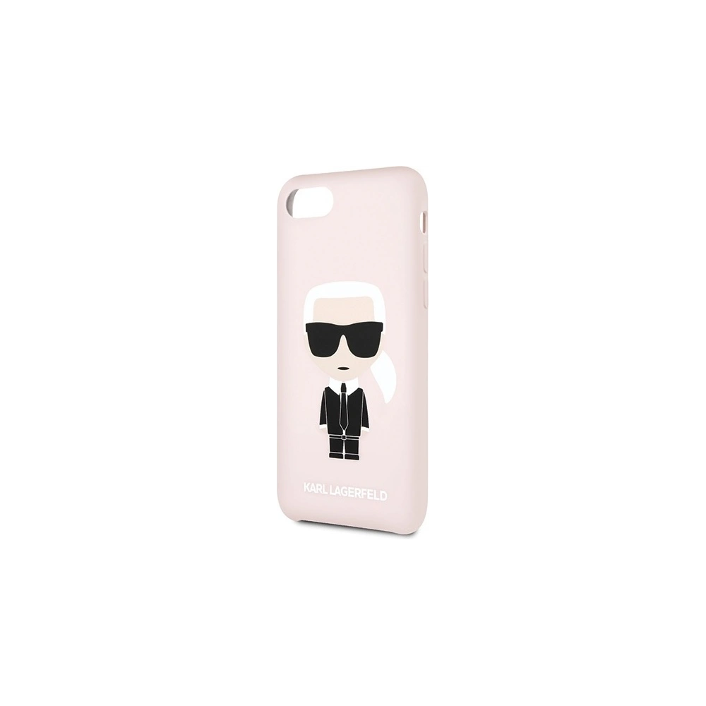Hurtownia GSM - Etui Karl Lagerfeld KLHCI8SLFKPI Apple iPhone SE 2022/SE 2020/8/7 hardcase jasně růžový/light pink Silicone Iconic - KLD303PNK - {ean13} - Hurt