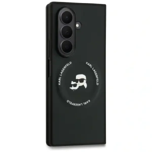 Etui Karl Lagerfeld Karl&Choupette Logo MagSafe do Samsung Galaxy Z Fold7 czarny