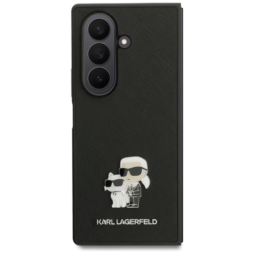 Etui Karl Lagerfeld Saffiano Karl&Choupette Pin do Samsung Galaxy Z Fold7 czarny