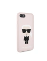 Hurtownia GSM - Etui Karl Lagerfeld KLHCI8SLFKPI Apple iPhone SE 2022/SE 2020/8/7 Hardcase hellrosa/light pink Silicone Iconic - KLD303PNK - {ean13} - Hurt