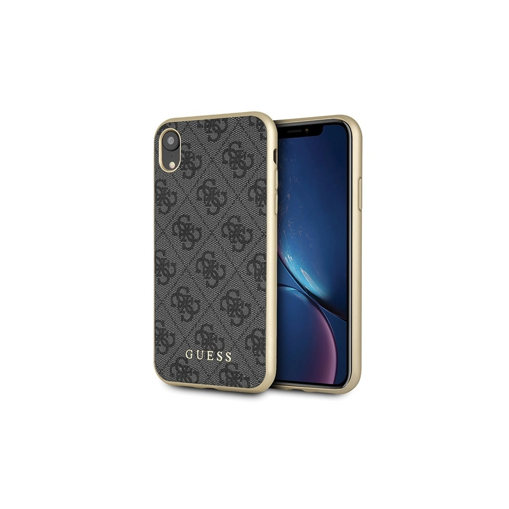 Wholesale Guess GUHCI61G4GG Apple iPhone XR grey hard case 4G Collection - GUE535GRY - {ean13} - Hurt