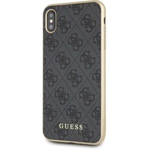 Hurtownia GSM - Etui Guess GUHCI65G4GG iPhone XS Max grau/grey Hartschale 4G Collection - GUE536GRY - {ean13} - Hurt
