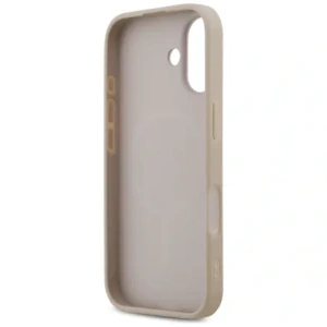 Etui Guess 4G Printed Stripes MagSafe do Apple iPhone 17 różowy