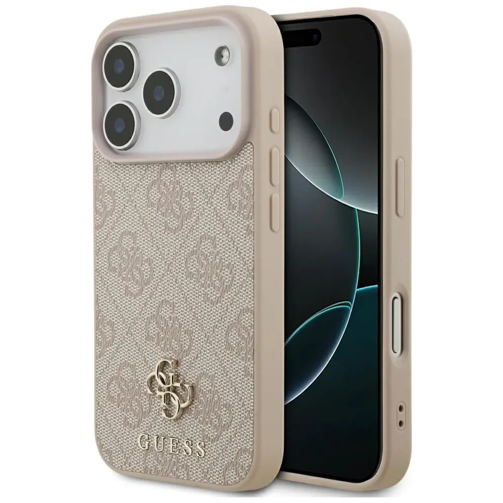 Etui Guess 4G Small 4G and Classic MagSafe do Apple iPhone 17 Pro różowy