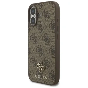Etui Guess 4G Small Classic Logo MagSafe do Apple iPhone 17 brązowy