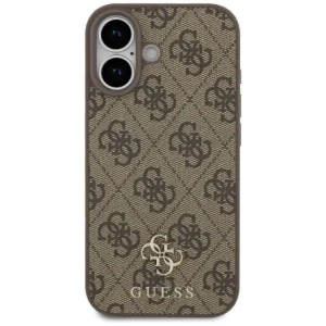 Etui Guess 4G Small Classic Logo MagSafe do Apple iPhone 17 brązowy