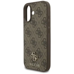 Etui Guess 4G Small Classic Logo MagSafe do Apple iPhone 17 brązowy