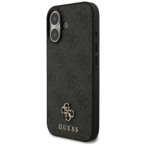 Etui Guess 4G Small Classic Logo MagSafe do Apple iPhone 17 czarny