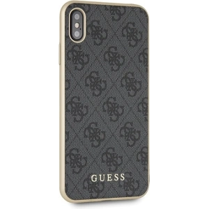 Hurtownia GSM - Etui Guess GUHCI65G4GG iPhone XS Max grau/grey Hartschale 4G Collection - GUE536GRY - {ean13} - Hurt