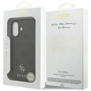 Etui Guess 4G Small Classic Logo MagSafe do Apple iPhone 17 czarny