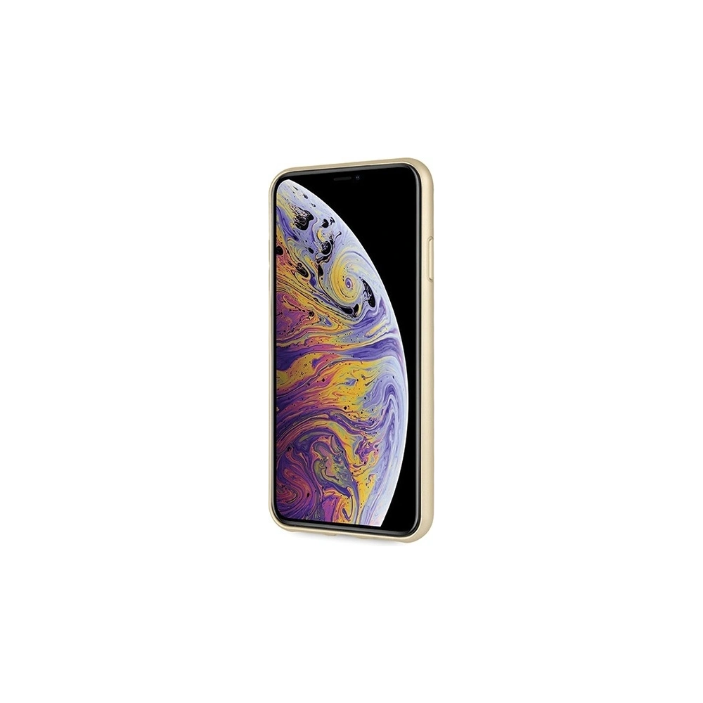 Hurtownia GSM - Etui Guess GUHCI65G4GG iPhone XS Max šedé/grey tvrdý kryt 4G Collection - GUE536GRY - {ean13} - Hurt